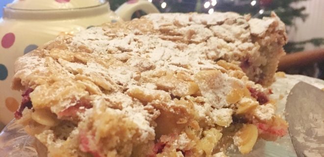 Recipe: Almond & Cranberry Streusel Cake