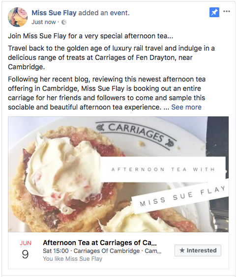 Review: Afternoon Tea At Carriages Of Cambridge