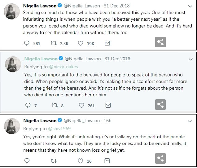 I would like to make a cuppa for… Nigella Lawson